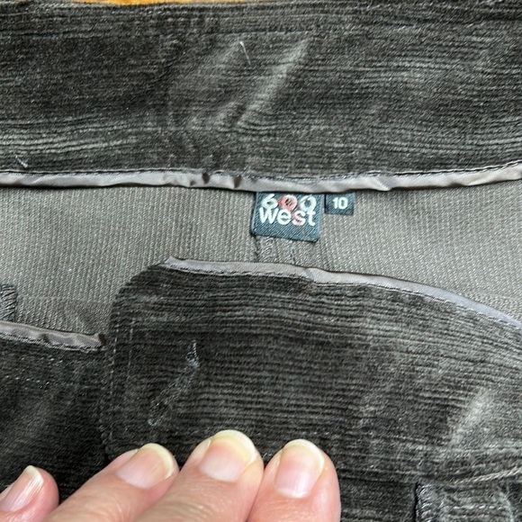 High waisted dress corduroy pants NWT buckle that lays flat with 2 snap 3 sizes - Picture 14 of 17